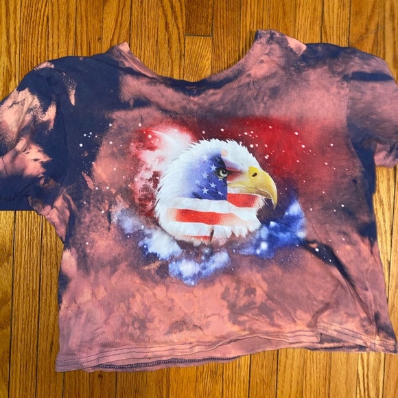 Eagle crop top T shirt size Large - Picture 1 of 2